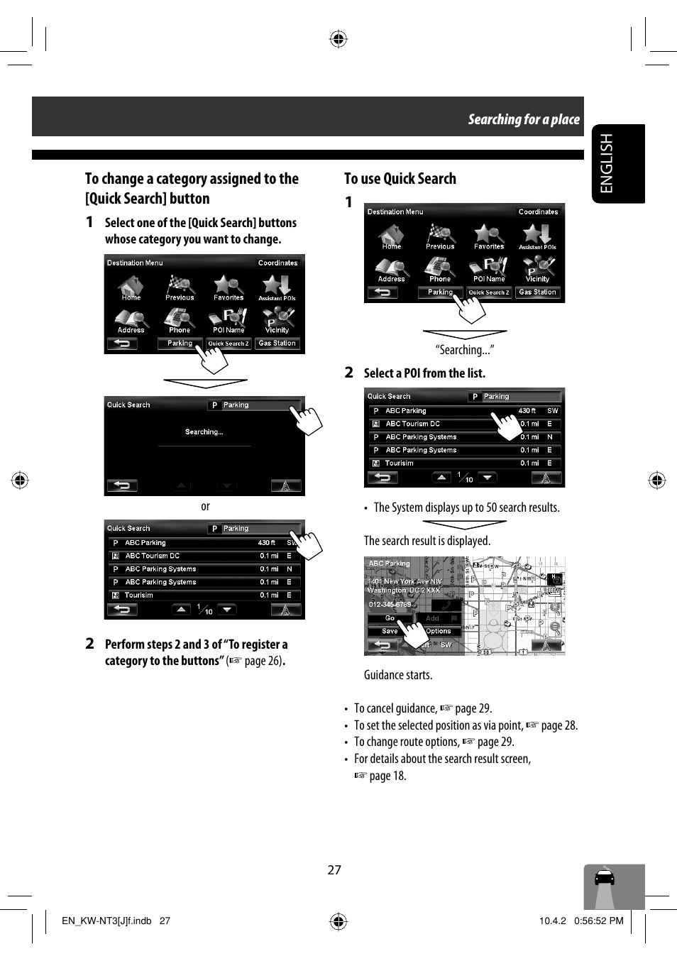 JVC KW-NT3HD User Manual | Page 27 / 281