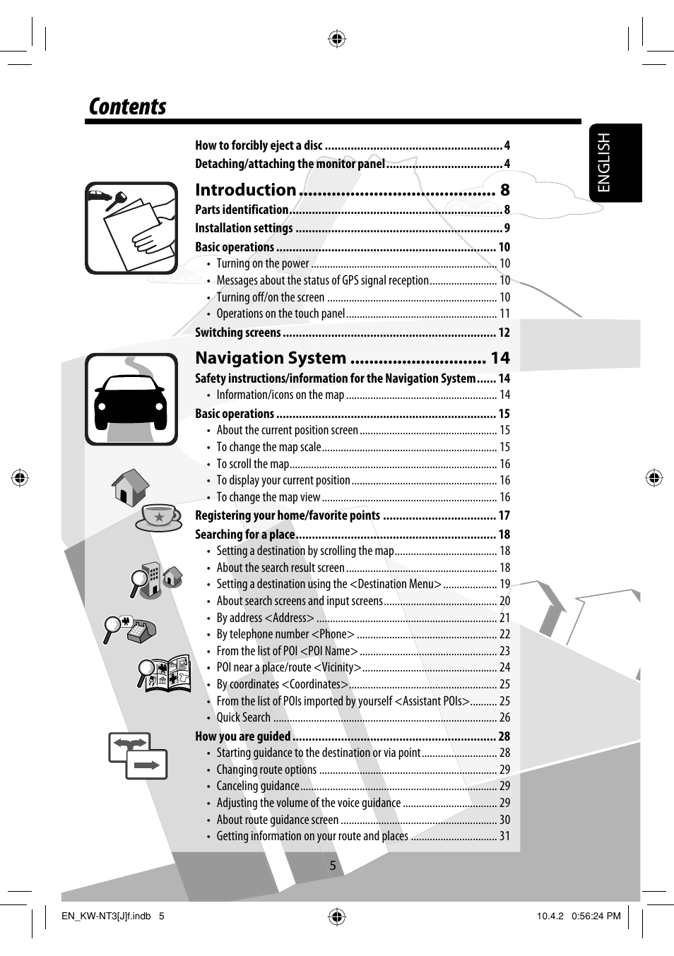 JVC KW-NT3HD User Manual | Page 5 / 281