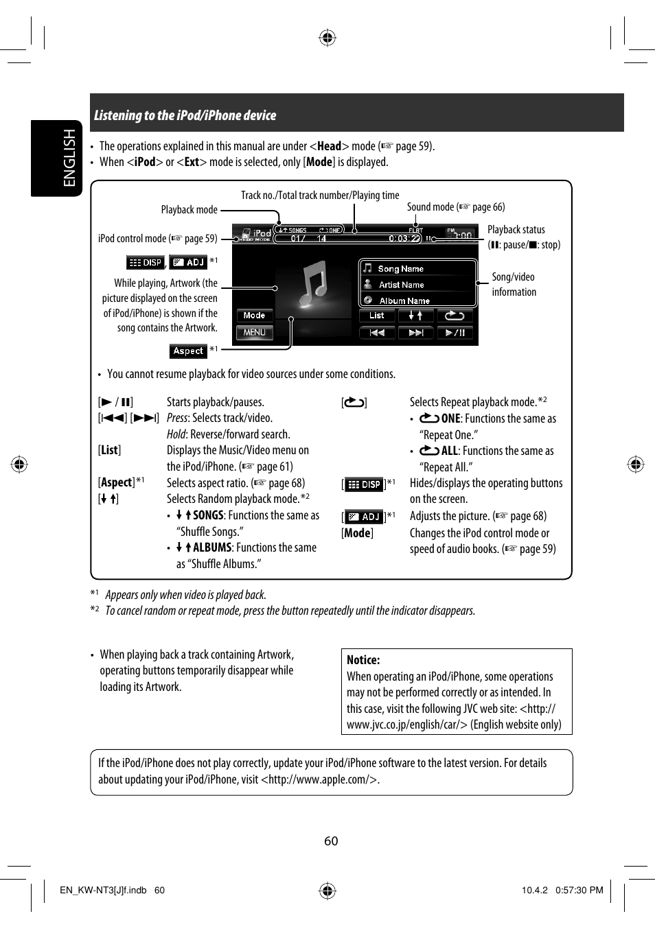 English | JVC KW-NT3HD User Manual | Page 60 / 281