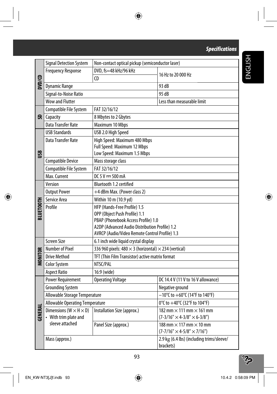 English | JVC KW-NT3HD User Manual | Page 93 / 281