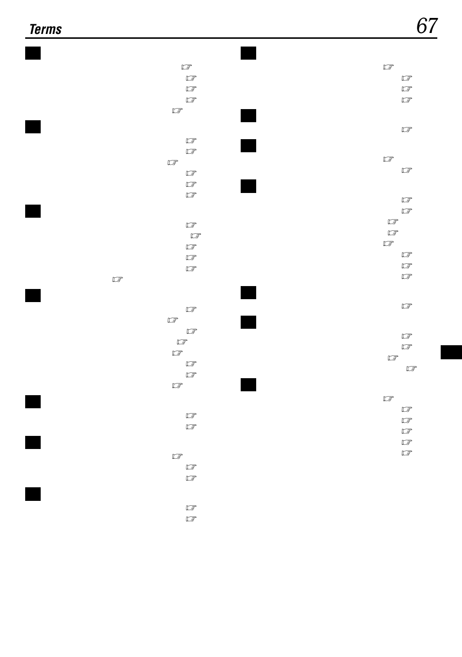 Terms | JVC GR-DVL155 User Manual | Page 67 / 68