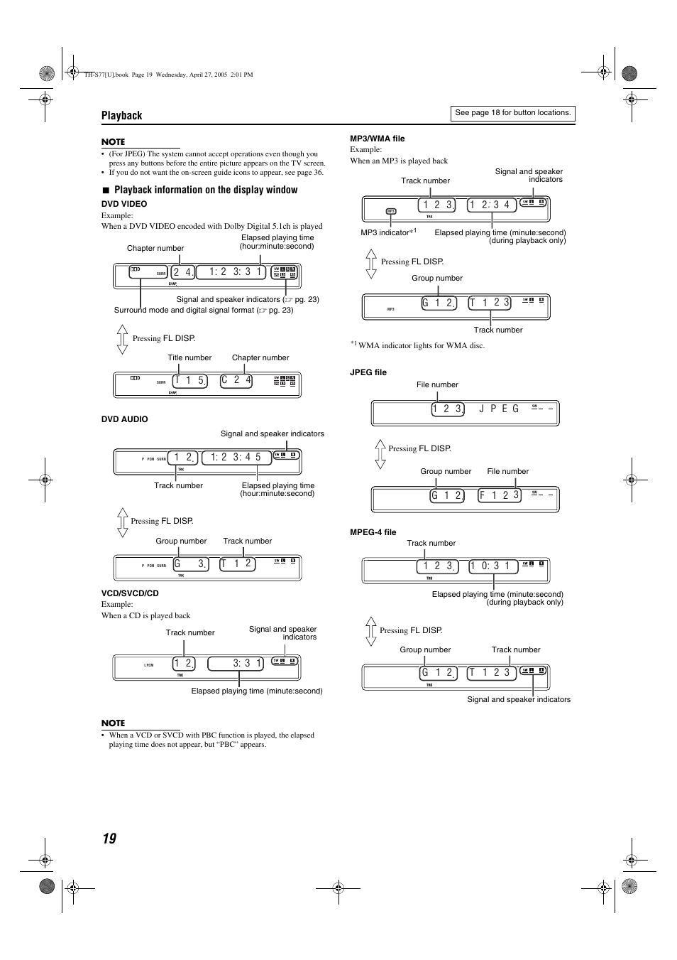 JVC SP-THS77C User Manual | Page 22 / 46