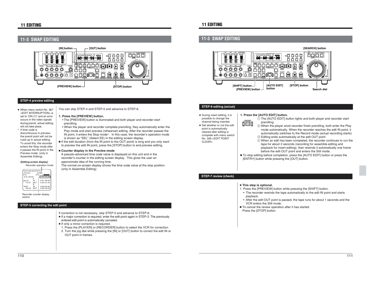 Menu, Set hold pb pb/ee counter ub condition, Reset vcon remote | Insert, Tracking fine, Still x-1 rev fwd x1 | JVC BR-D95U User Manual | Page 56 / 76