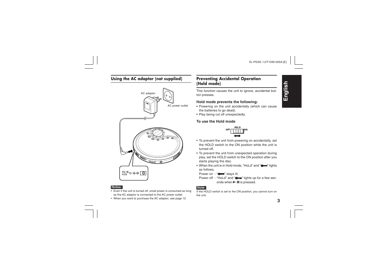 English espa ñ ol nederlands | JVC XL-PG3B User Manual | Page 11 / 23