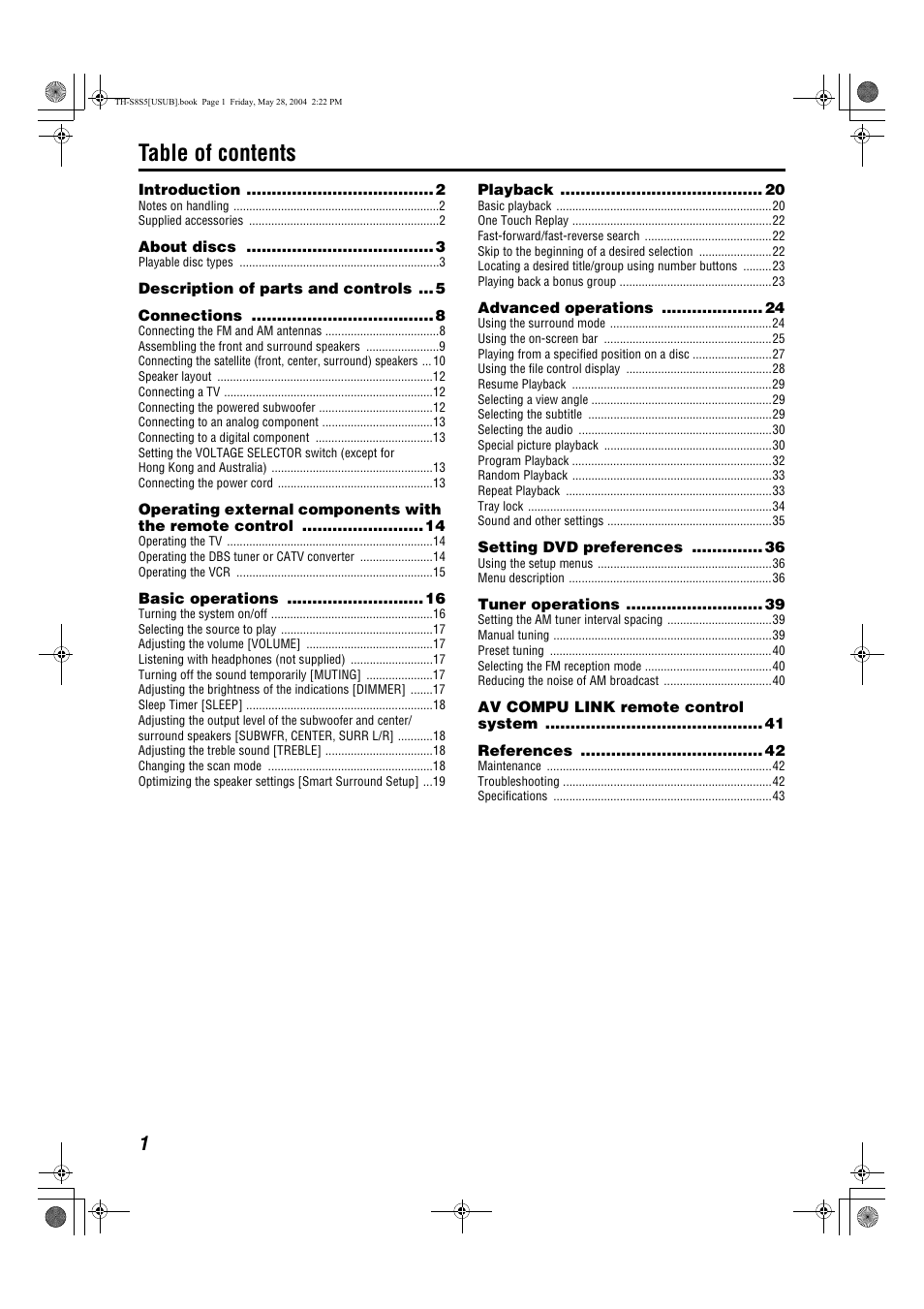 JVC LVT1148-010A User Manual | Page 4 / 48