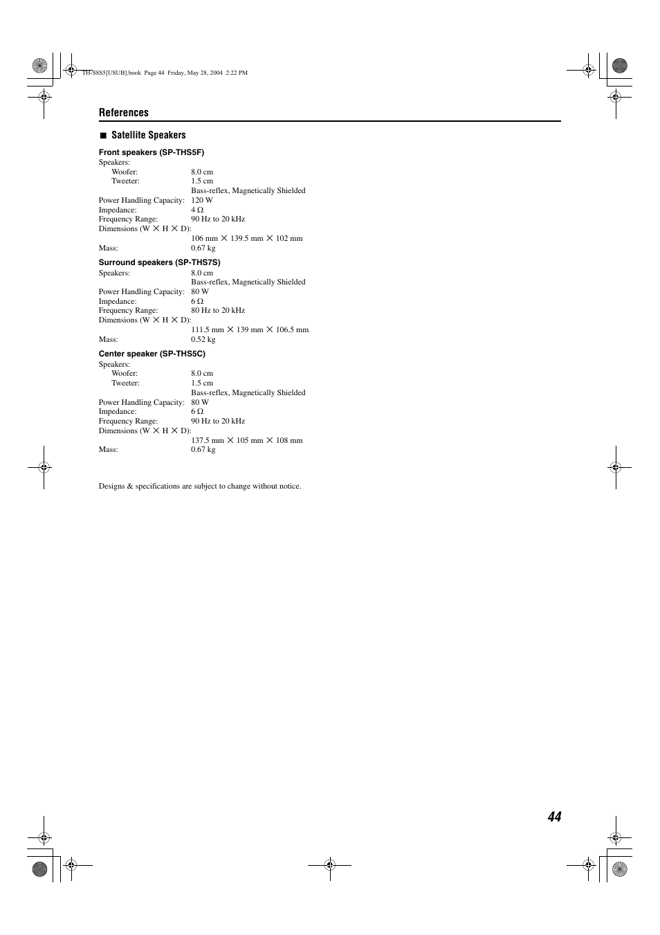 References | JVC LVT1148-010A User Manual | Page 47 / 48