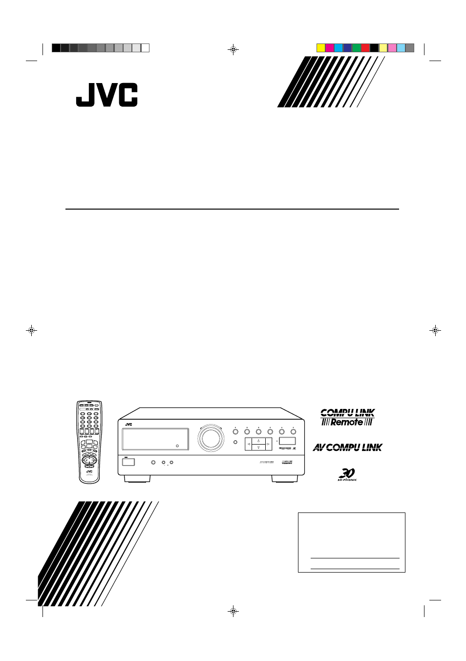 JVC RX-664VBK User Manual | 56 pages