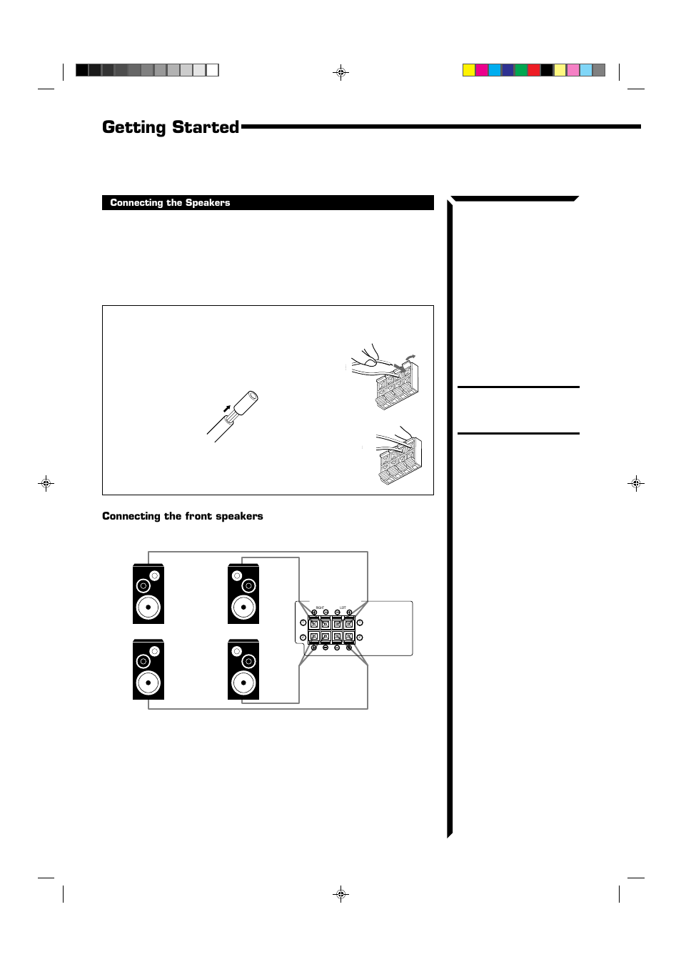 Getting started | JVC RX-664VBK User Manual | Page 12 / 56