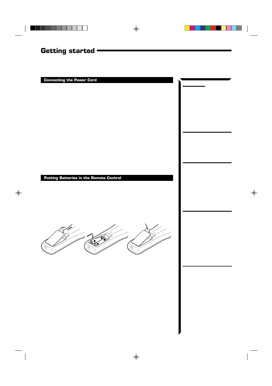 Getting started | JVC RX-664VBK User Manual | Page 16 / 56
