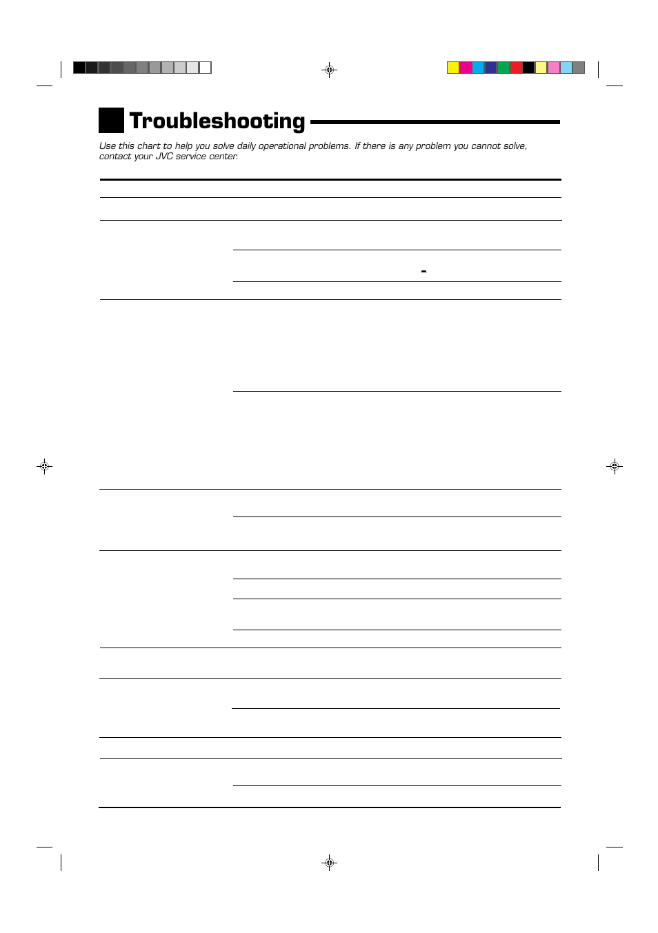 Troubleshooting | JVC RX-664VBK User Manual | Page 51 / 56