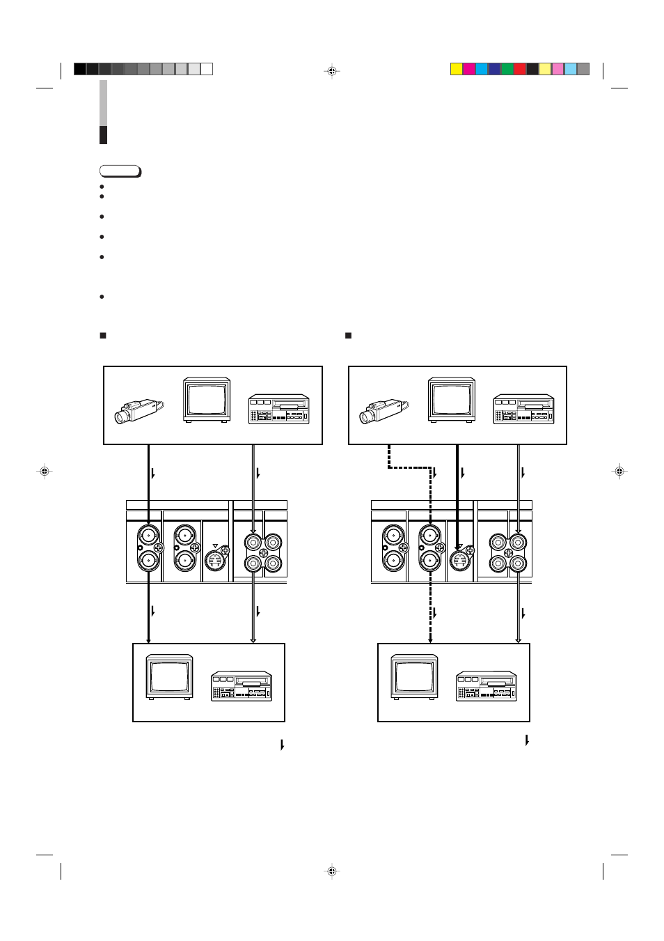 Basic connection example | JVC TM-A130SU User Manual | Page 11 / 16