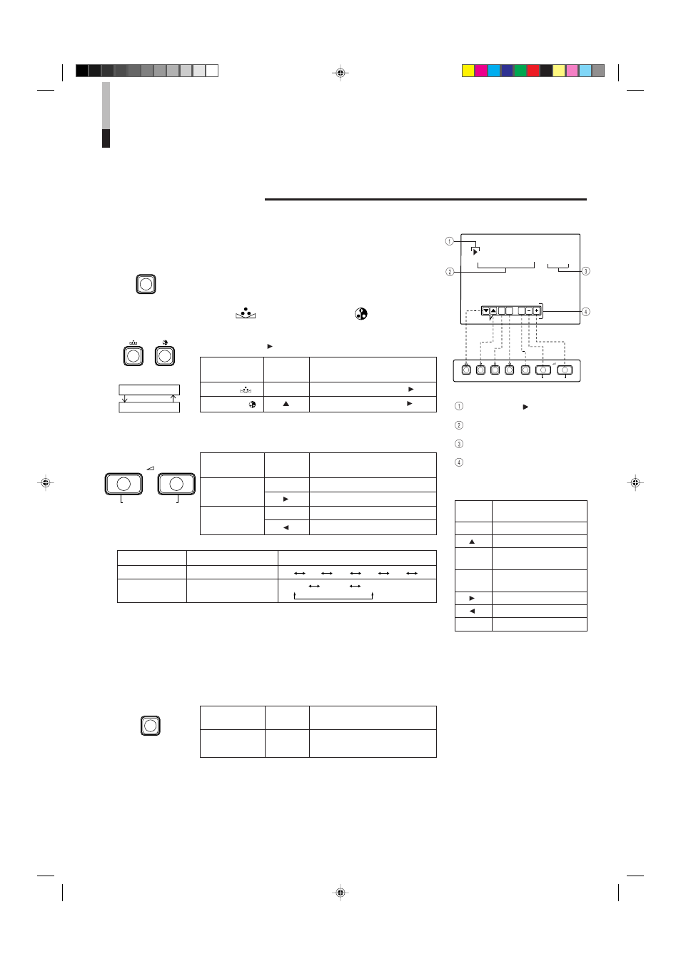 How to use the menu functions, Press the volume/select buttons to set, Press the menu button | JVC TM-A130SU User Manual | Page 7 / 16