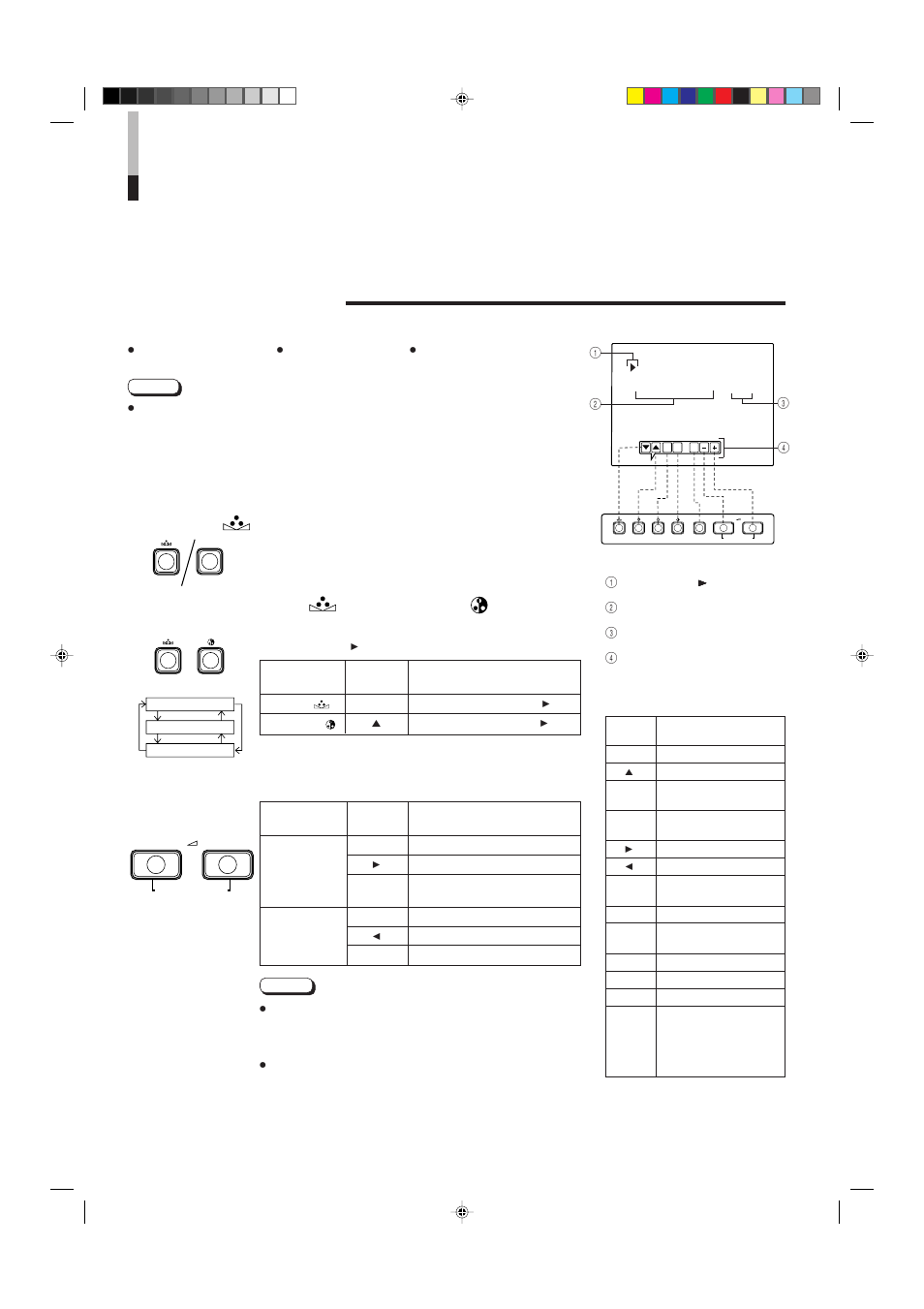 How to use the menu functions, Press the volume/select buttons to set | JVC TM-A130SU User Manual | Page 8 / 16