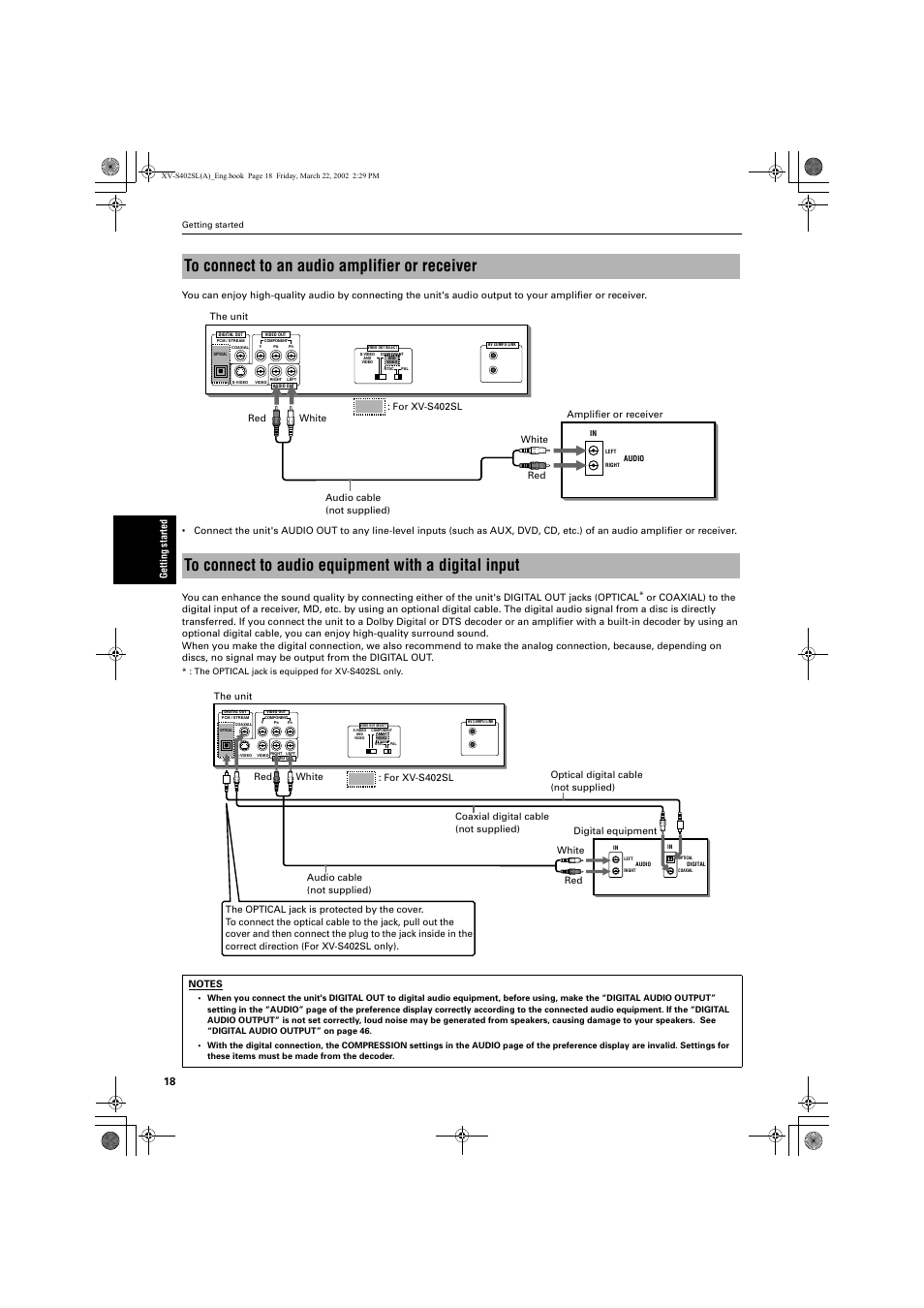 For xv-s402sl | JVC GNT0013-014A User Manual | Page 20 / 60