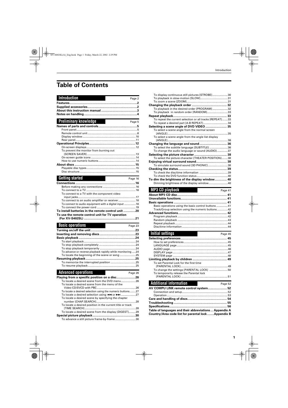 JVC GNT0013-014A User Manual | Page 3 / 60