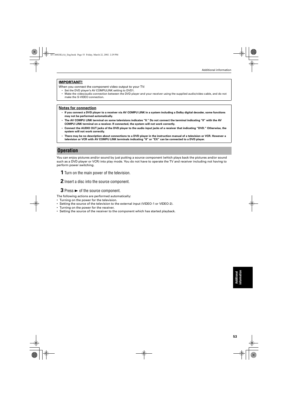 Operation | JVC GNT0013-014A User Manual | Page 55 / 60