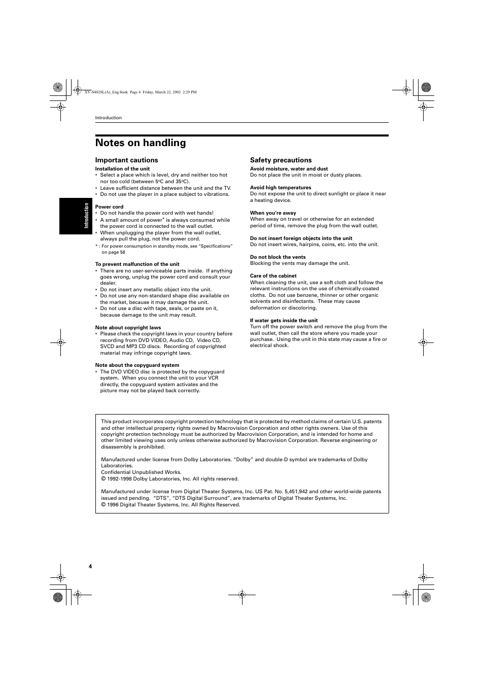 JVC GNT0013-014A User Manual | Page 6 / 60