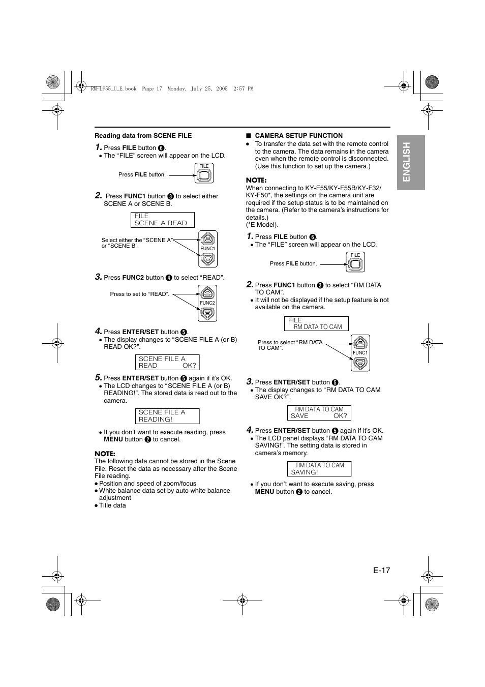 It aliano esp añol français deutsch english | JVC RK-LP55U User Manual | Page 17 / 62