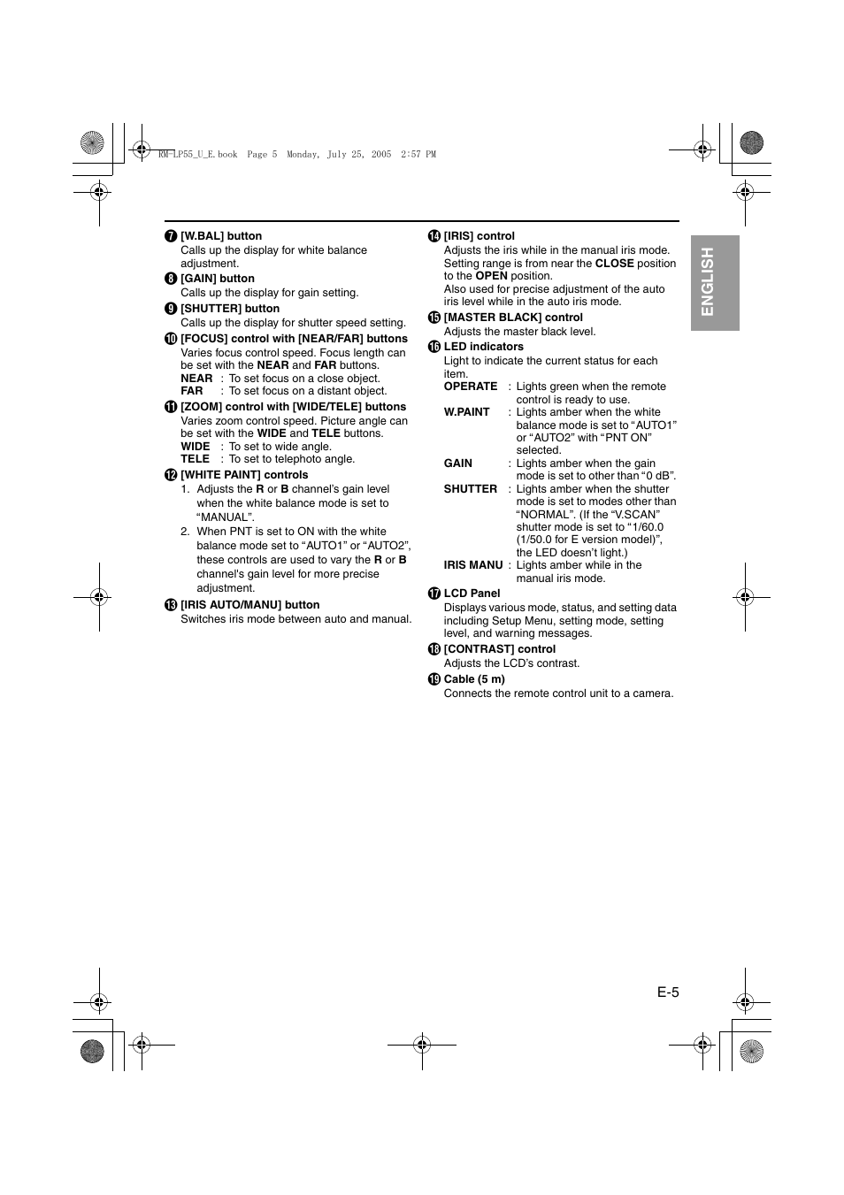 It aliano esp añol français deutsch english | JVC RK-LP55U User Manual | Page 5 / 62