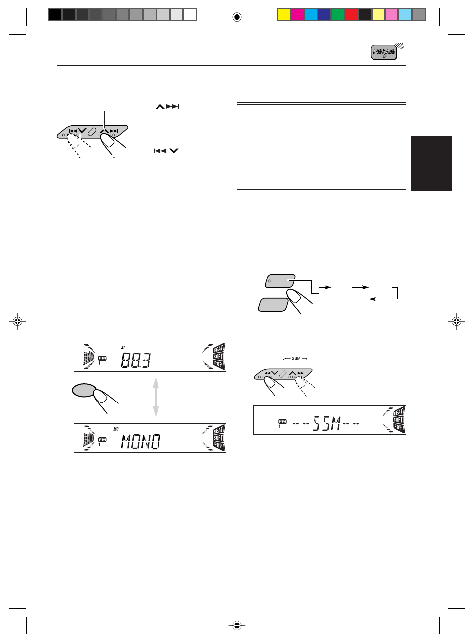 Como almacenar emisoras en la memoria | JVC KD-S576 User Manual | Page 30 / 66