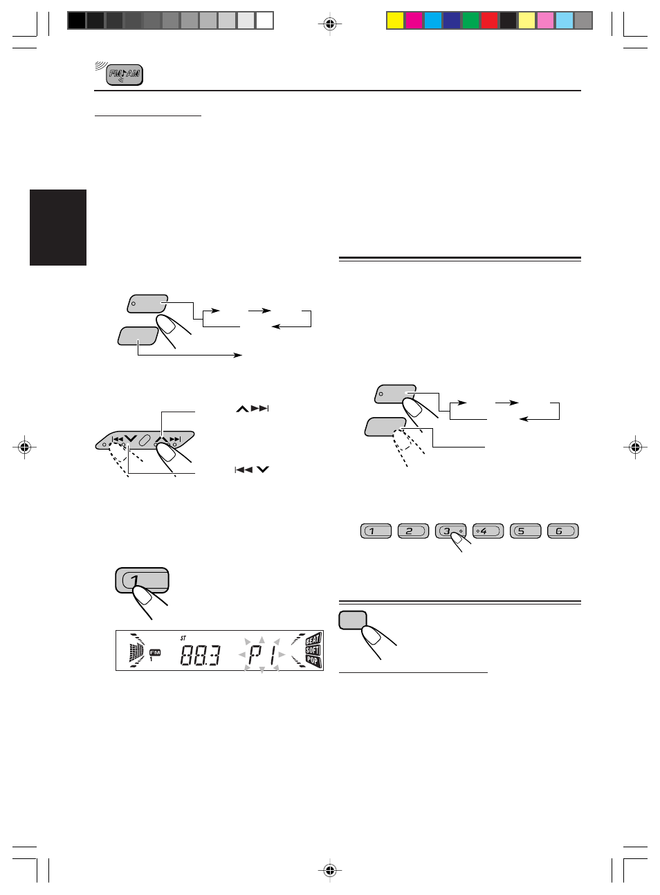Como sintonizar una emisora preajustada, Otras convenientes funciones del sintonizador, Cómo sintonizar una emisora preajustada | Preajuste manual, Exploración de emisoras | JVC KD-S576 User Manual | Page 31 / 66