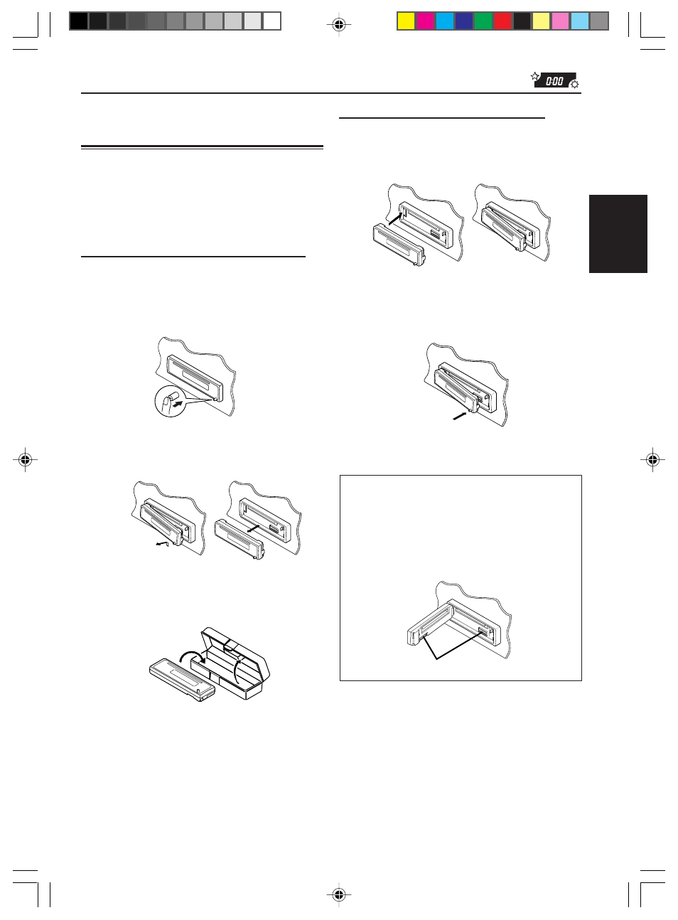 Desmontaje del panel de control | JVC KD-S576 User Manual | Page 40 / 66