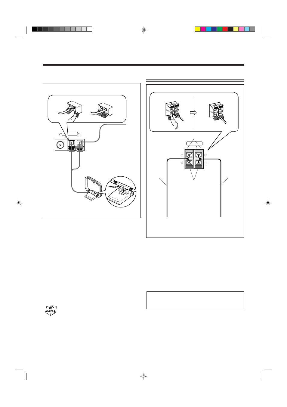 Connecting speakers | JVC CA-MXK5R User Manual | Page 10 / 38