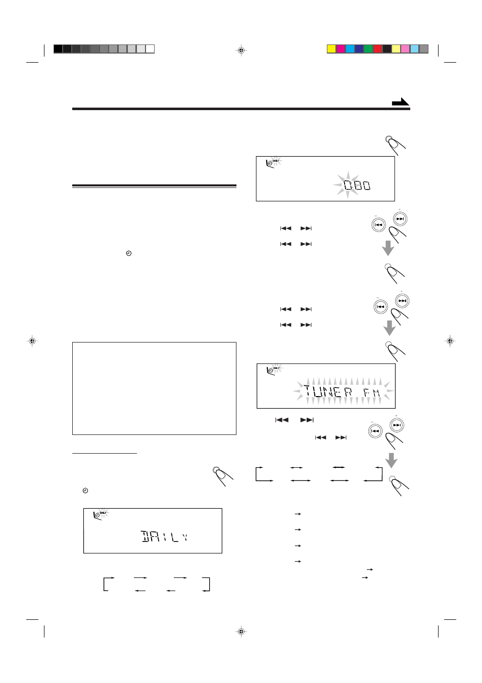 Using the timers, Using daily timer | JVC CA-MXK5R User Manual | Page 23 / 38