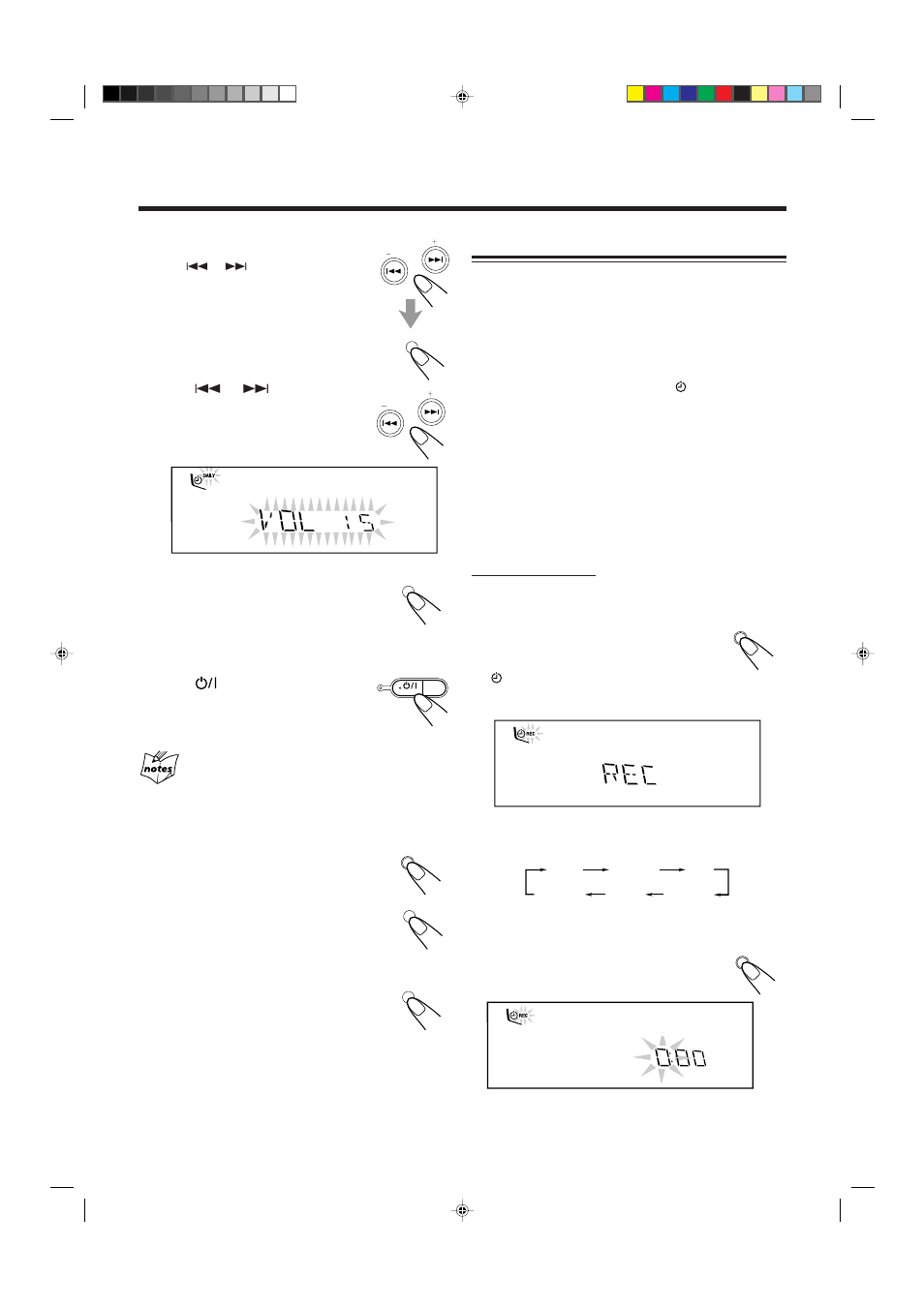 Using recording timer | JVC CA-MXK5R User Manual | Page 24 / 38