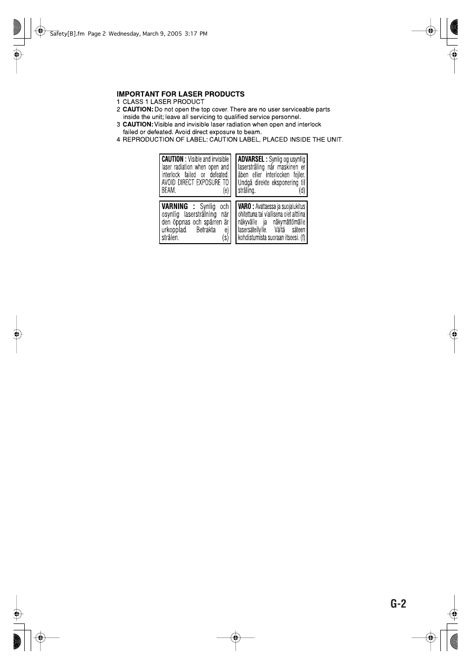 JVC SP-UXGD7 User Manual | Page 3 / 52