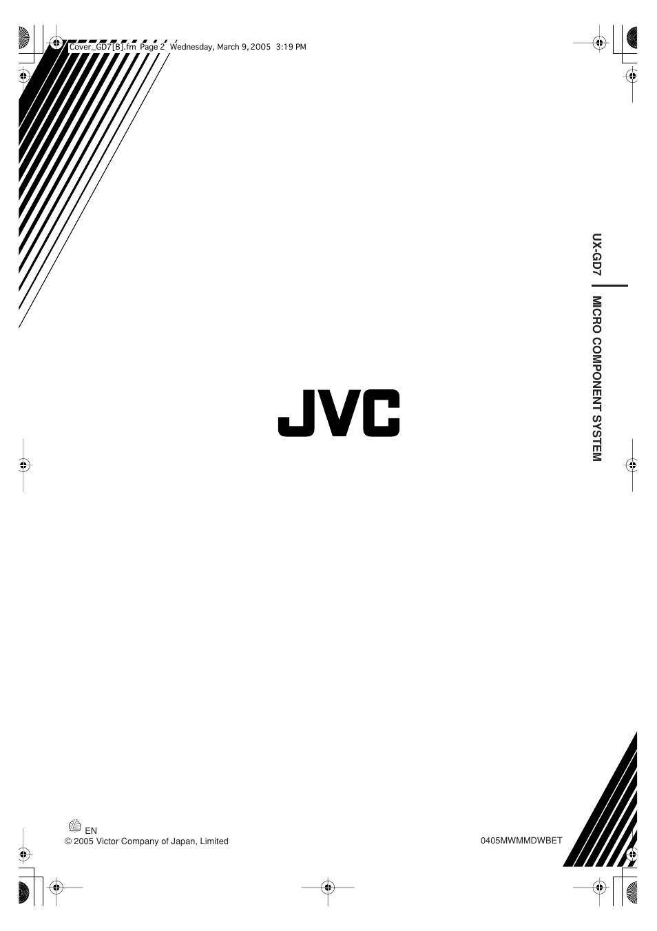 JVC SP-UXGD7 User Manual | Page 52 / 52