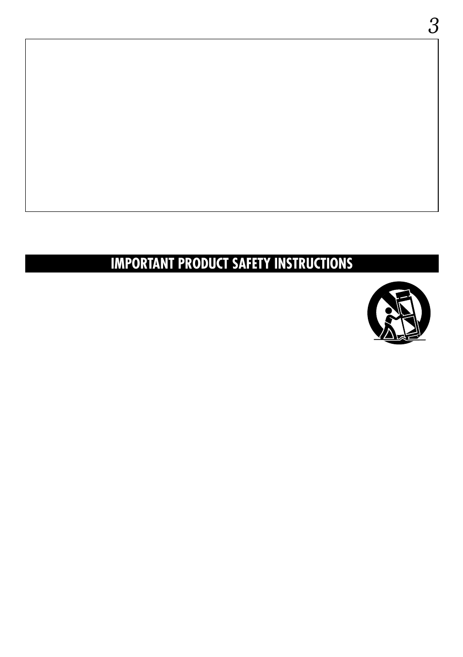 Important product safety instructions | JVC GR-DVL522 User Manual | Page 3 / 88