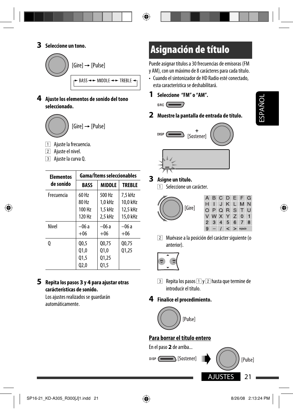 Asignación de título | JVC KD-A305/KD-R300 User Manual | Page 57 / 111