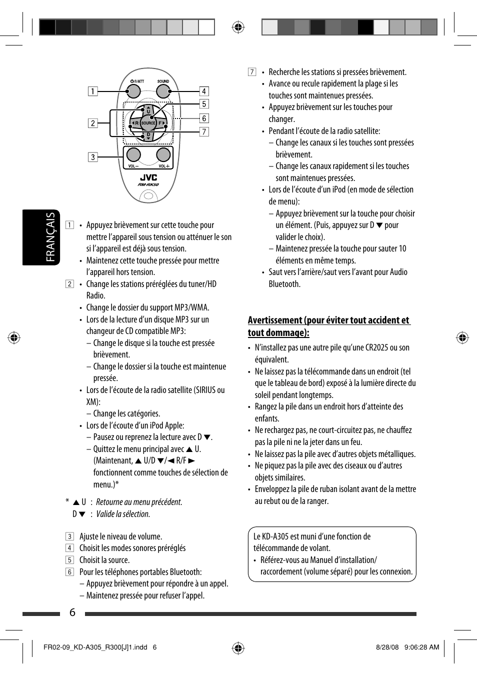 6français | JVC KD-A305/KD-R300 User Manual | Page 78 / 111