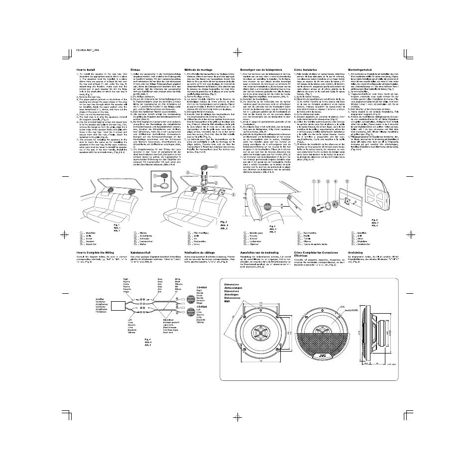 JVC CS-V624 User Manual | Page 2 / 2