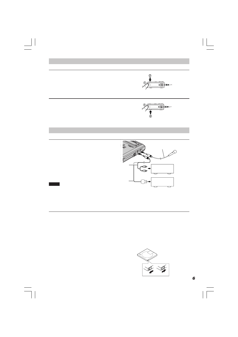 Preparation before recording | JVC XM-R70 User Manual | Page 9 / 20