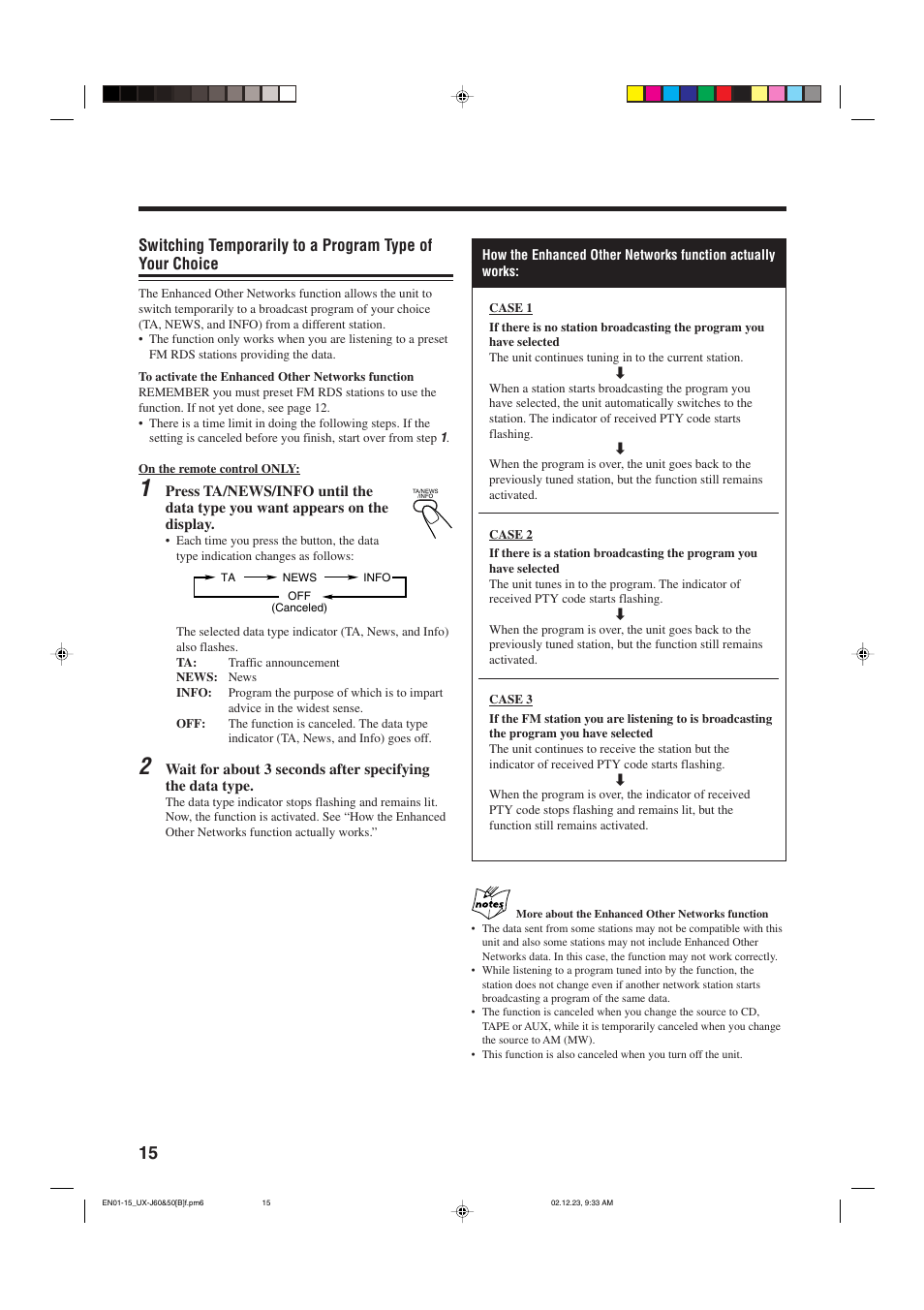JVC SP-UXJ60 User Manual | Page 18 / 32