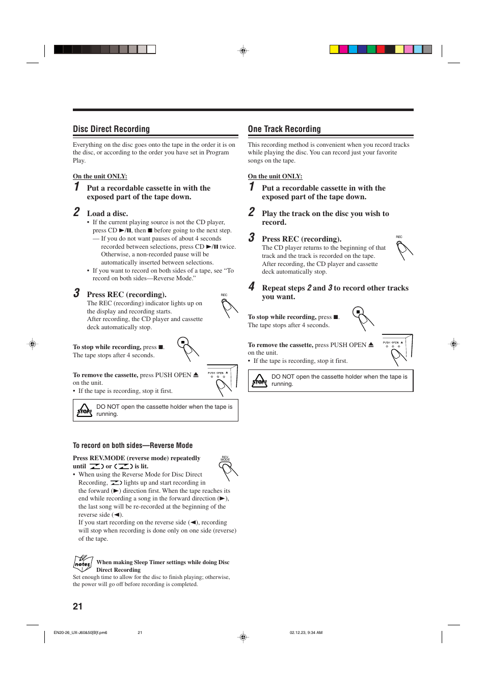 JVC SP-UXJ60 User Manual | Page 24 / 32