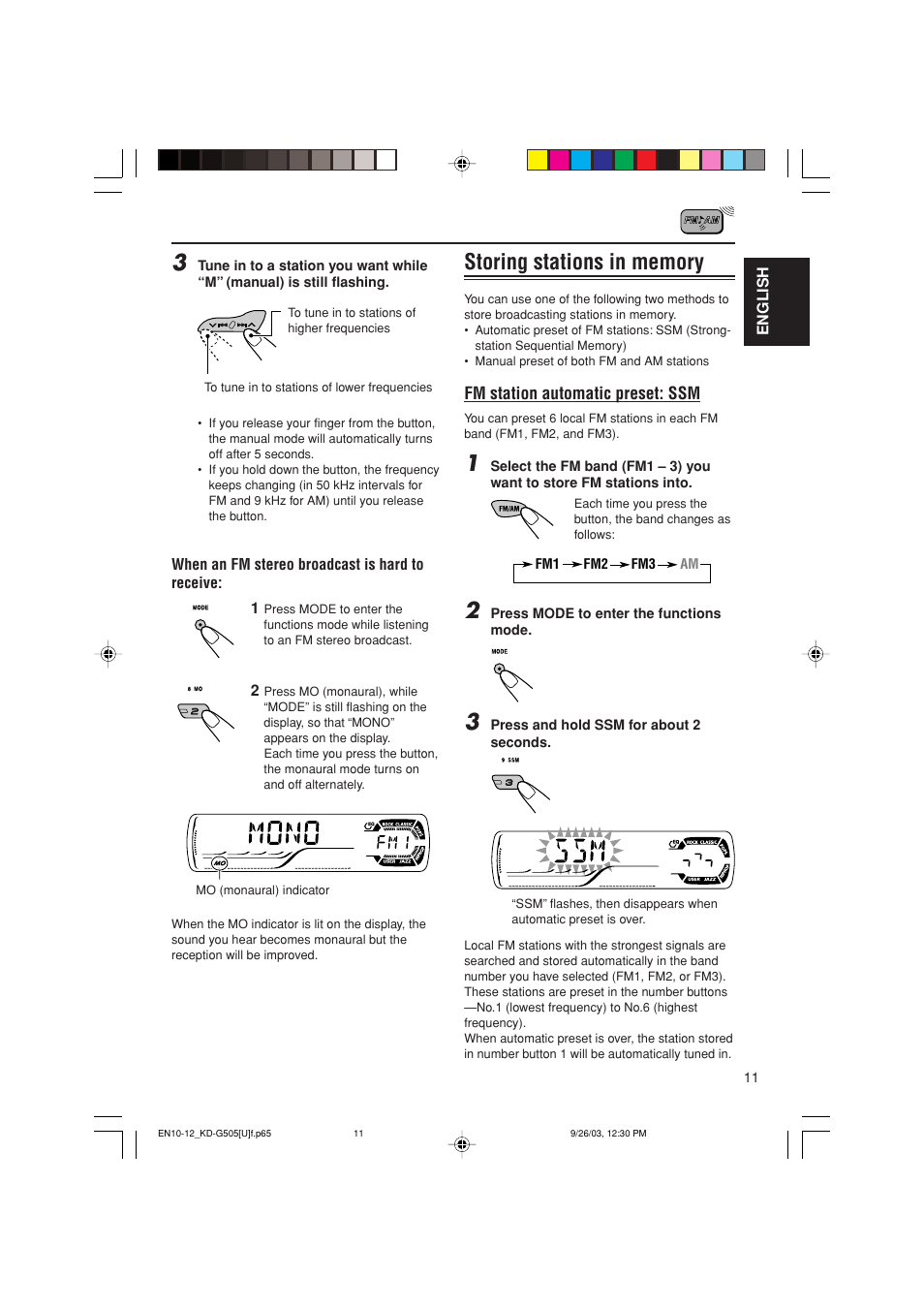 JVC KD-G505 User Manual | Page 11 / 42