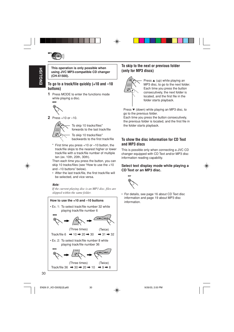 English | JVC KD-G505 User Manual | Page 30 / 42