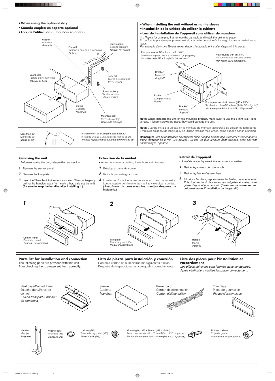 JVC KD-S10 User Manual | Page 23 / 25