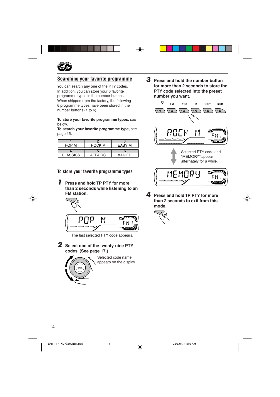 JVC KD-G502 User Manual | Page 14 / 50