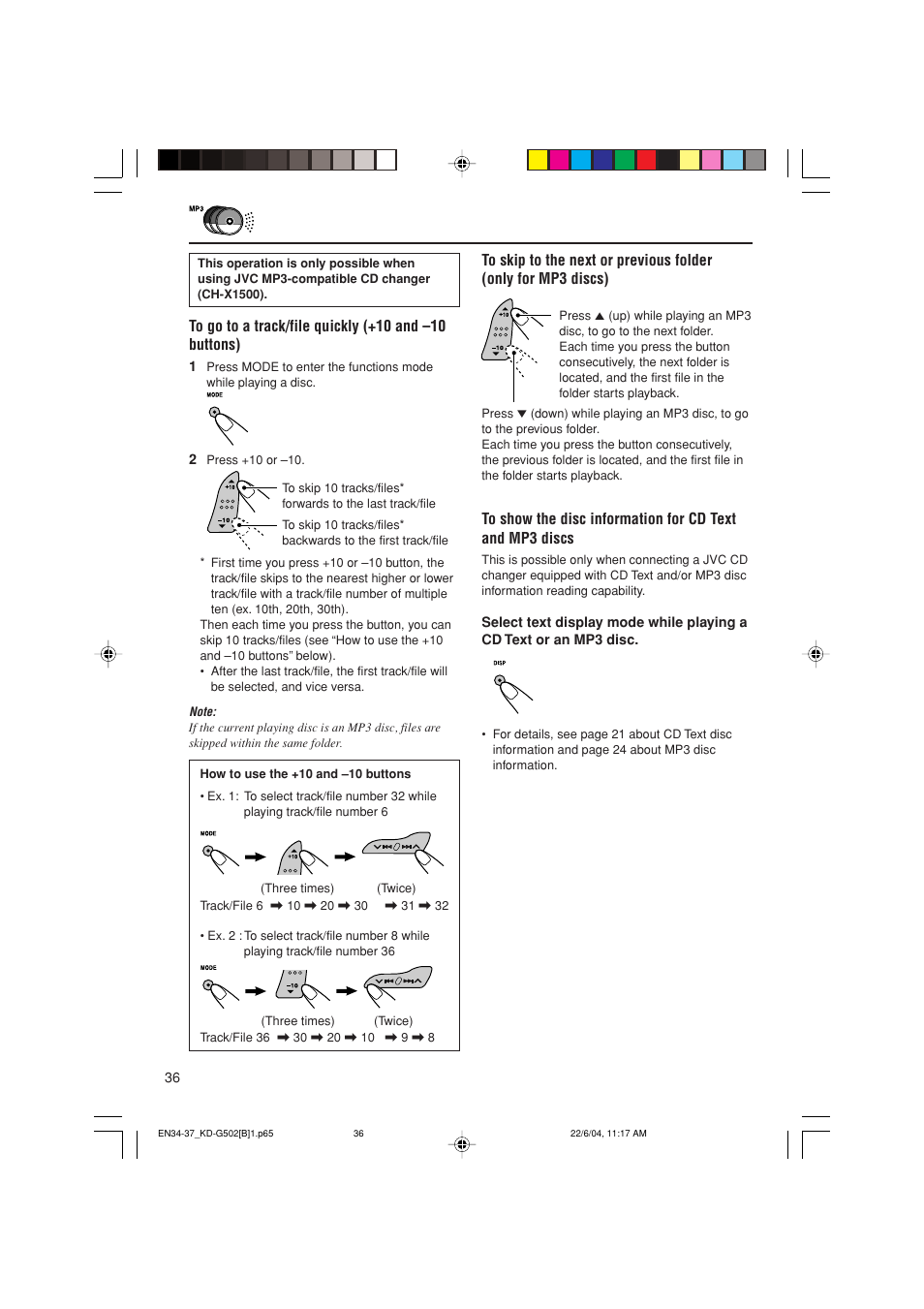 JVC KD-G502 User Manual | Page 36 / 50