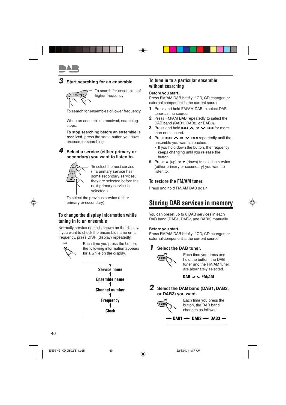 JVC KD-G502 User Manual | Page 40 / 50