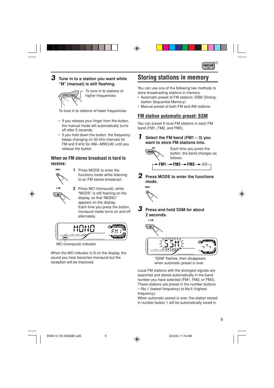 JVC KD-G502 User Manual | Page 9 / 50