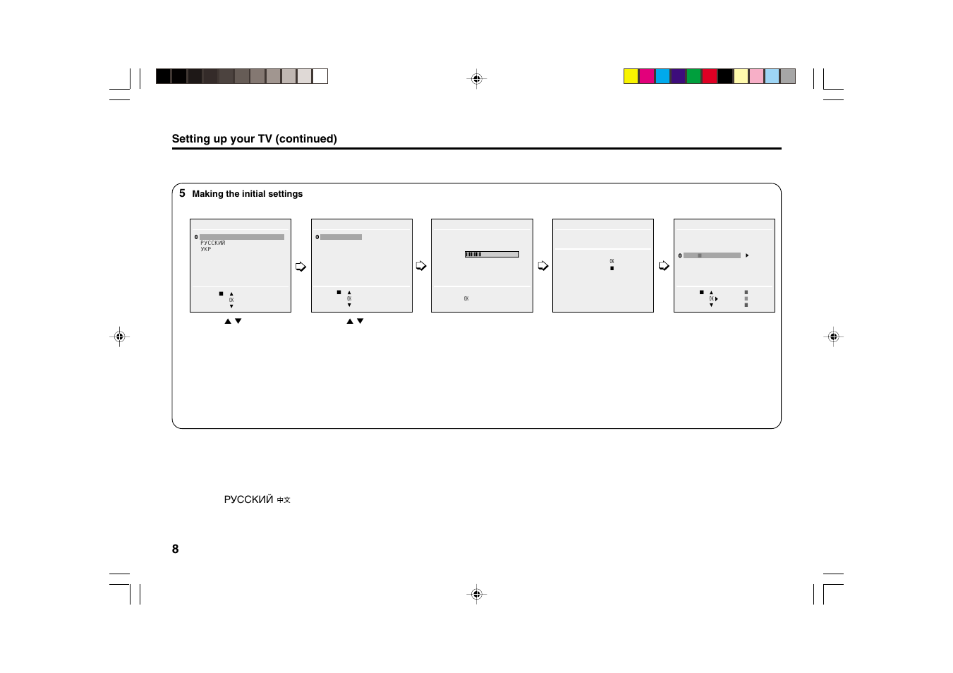 Setting up your tv (continued) | JVC AV-2934LE User Manual | Page 8 / 24