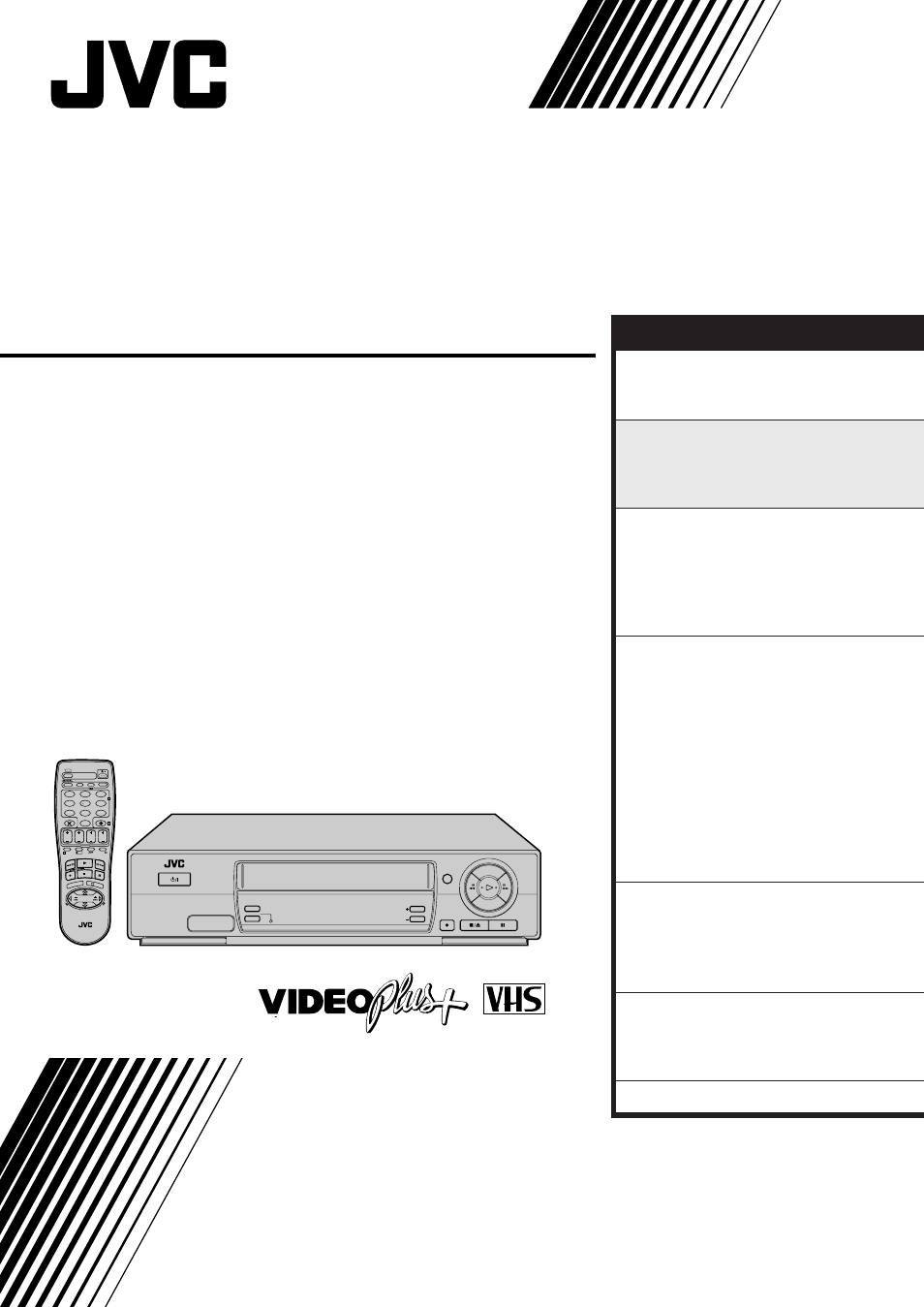 JVC HR-J260EK User Manual | 48 pages