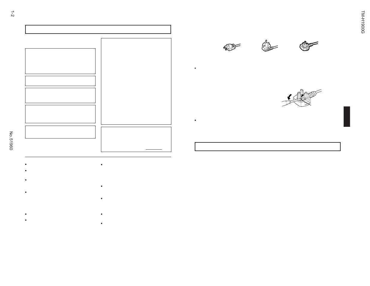 JVC TM-H1900G User Manual | Page 2 / 12