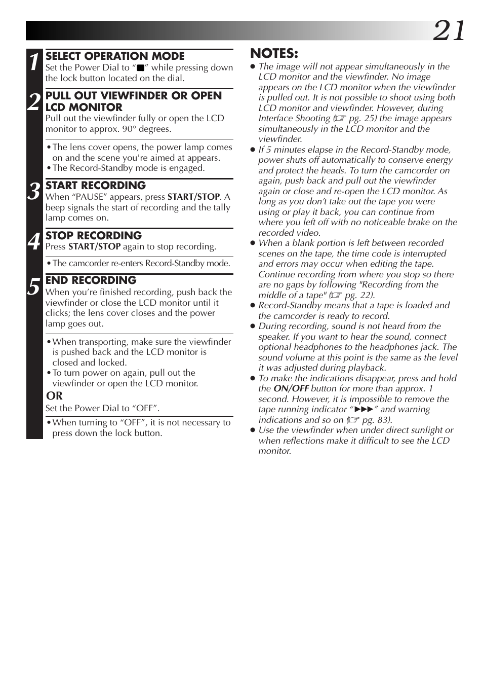 JVC GR-DVL9000 User Manual | Page 21 / 92