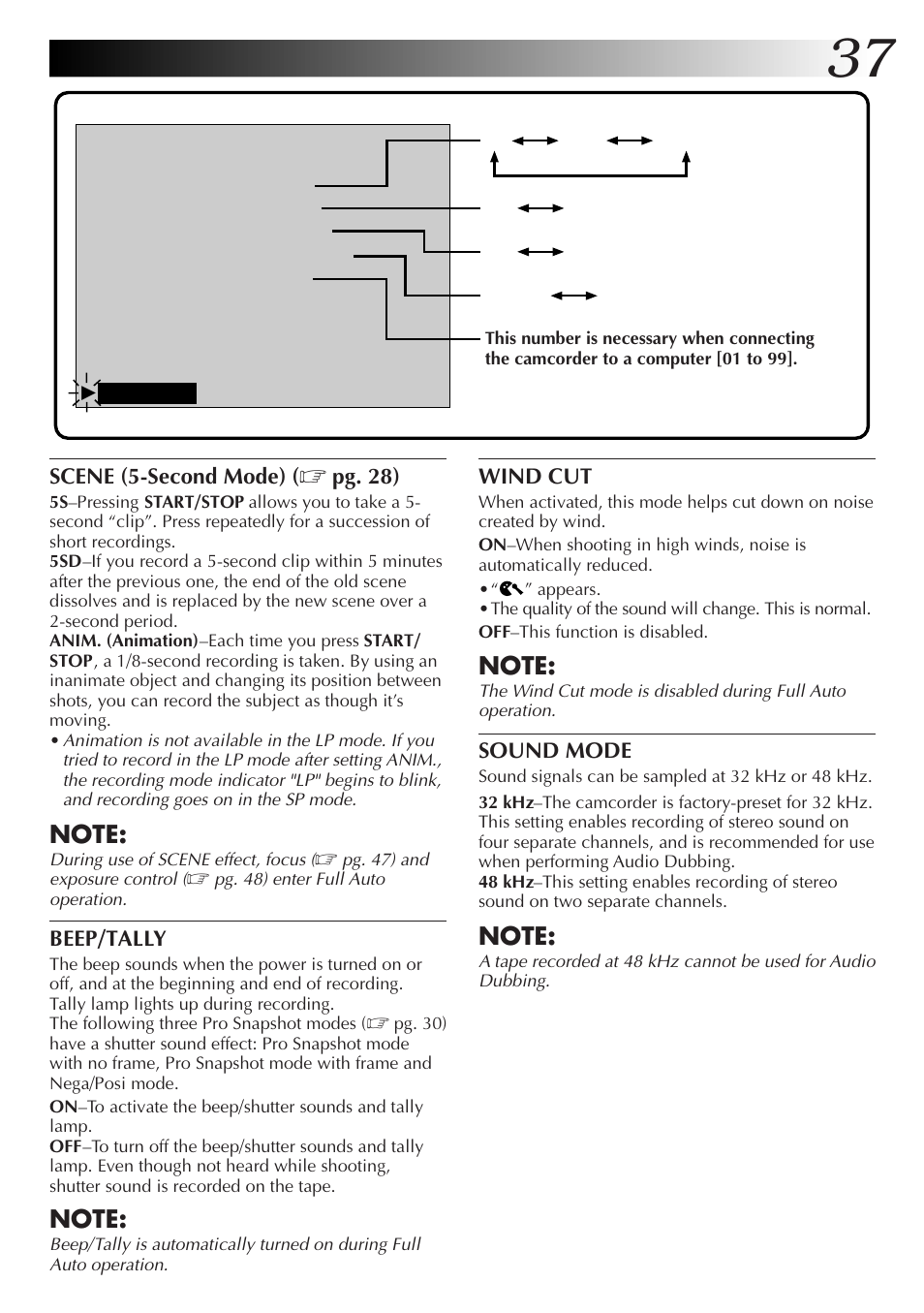 JVC GR-DVL9000 User Manual | Page 37 / 92